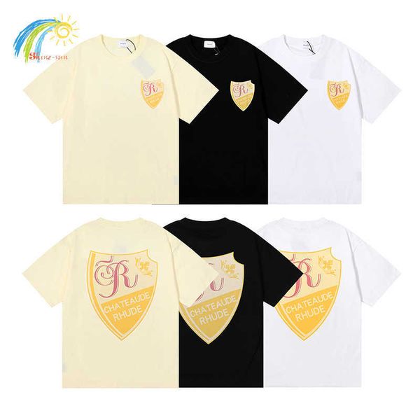 men's t-shirts black apricot white t shirt men women cotton streetwear shield print loose casual spring summer short sleeve t230111, White;black
men's t-shirts black apricot white t shirt men women cotton streetwear shield print loose casual spring summer short sleeve t230111, White;black