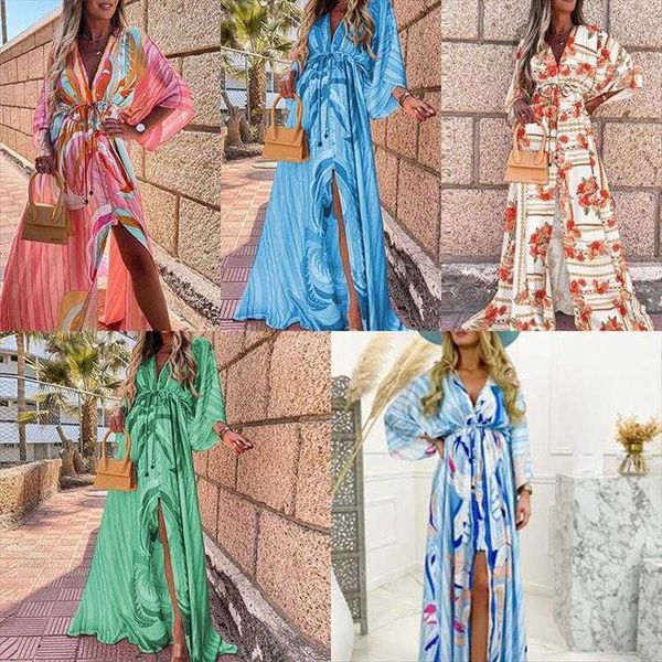 womens clothing autumn casual dresses printed middle east loose lace up large, Black;gray
womens clothing autumn casual dresses printed middle east loose lace up large, Black;gray