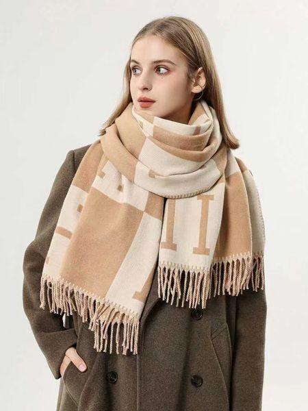 

Echarpe Silk Scarf Fashion Designer Scarf for Men and Women 180-65cm Cashmere Letter Jacquard Scarves Wholesale