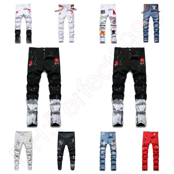 new jeans chino pants pant men's trousers stretch close-fitting slacks washed straight skinny embroidery patchwork ripped mens trend br, Blue
new jeans chino pants pant men's trousers stretch close-fitting slacks washed straight skinny embroidery patchwork ripped mens trend br, Blue