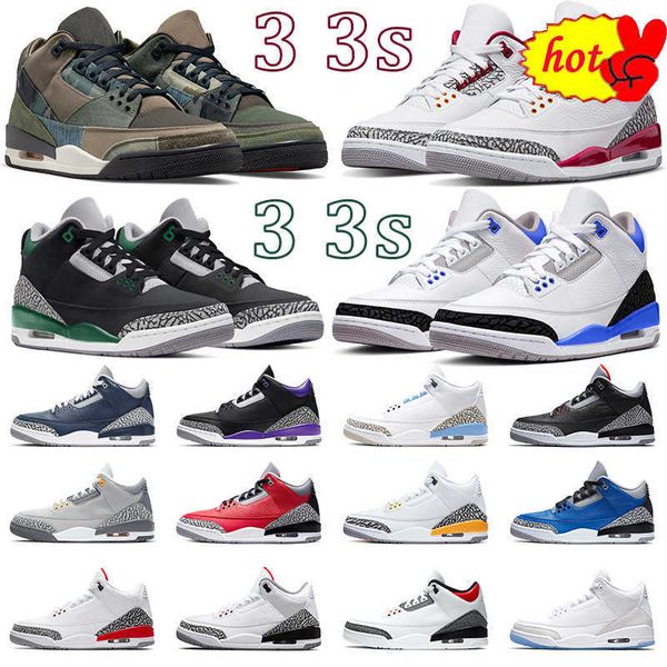 2023 og ael 3s jumpman men basketball shoes 3 cardinal red pine green racer blue midnight navy cool grey fire red cement pure white mens, Black
2023 og ael 3s jumpman men basketball shoes 3 cardinal red pine green racer blue midnight navy cool grey fire red cement pure white mens, Black