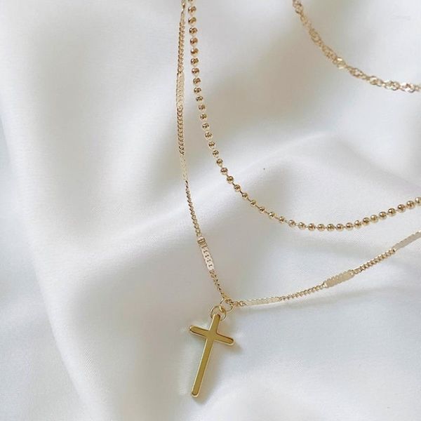 pendant necklaces 316l stainless steel fashion fine jewelry vintage bohemia beaded 3 layers cross charms chain choker pendants for women, Silver
pendant necklaces 316l stainless steel fashion fine jewelry vintage bohemia beaded 3 layers cross charms chain choker pendants for women, Silver