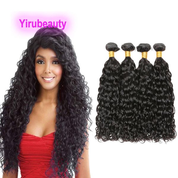 brazilian peruvian indian water wave hair extensions 4 bundles double wefts curly natural color 10-30inch, Black
brazilian peruvian indian water wave hair extensions 4 bundles double wefts curly natural color 10-30inch, Black