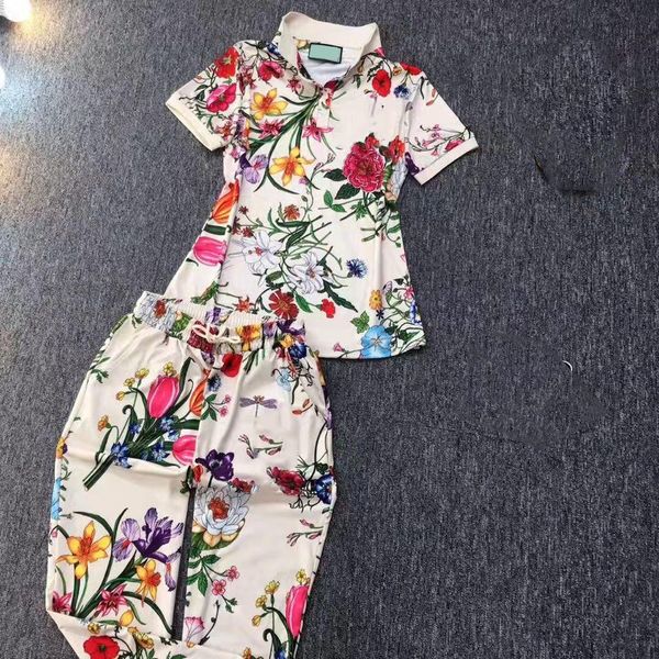 woman designer tracksuit summer t shirts long pants suits with flowers pattern fashion tracksuits two pieces sets design clothing, Gray
woman designer tracksuit summer t shirts long pants suits with flowers pattern fashion tracksuits two pieces sets design clothing, Gray