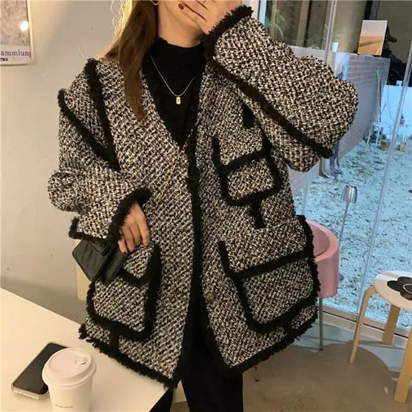 women's jackets autumn and winter korean fashion retro short coat v neck fur fringe street style single breasted splicing small fragran, Black;brown
women's jackets autumn and winter korean fashion retro short coat v neck fur fringe street style single breasted splicing small fragran, Black;brown