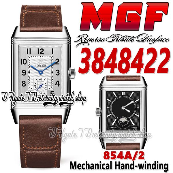 mgf reverso tribute duoface mg3848422 mens watch 854a/2 mechanical hand-winding dual time zone steel case silver dial leather strap super v2, Slivery;brown
mgf reverso tribute duoface mg3848422 mens watch 854a/2 mechanical hand-winding dual time zone steel case silver dial leather strap super v2, Slivery;brown