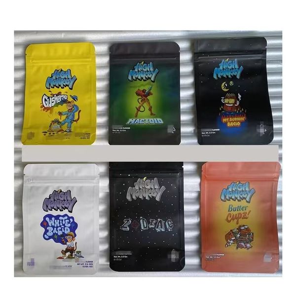 high monkey 3.5g mylar bags edibles package dry herbs bag heat seal smell proof child-proof resealable zipper storage
high monkey 3.5g mylar bags edibles package dry herbs bag heat seal smell proof child-proof resealable zipper storage