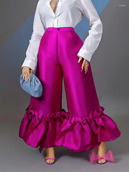 women's pants high waist flare wide leg big size shiny fuchsia bell bottoms trousers femme trendy party club outfits 4xl, Black;white
women's pants high waist flare wide leg big size shiny fuchsia bell bottoms trousers femme trendy party club outfits 4xl, Black;white