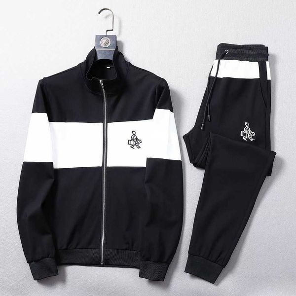 high version men tracksuits logo embroidered jacket pants suit pra designer jackets trousers two piece sportswear mens sweatshirt fashion sw, Gray
high version men tracksuits logo embroidered jacket pants suit pra designer jackets trousers two piece sportswear mens sweatshirt fashion sw, Gray
