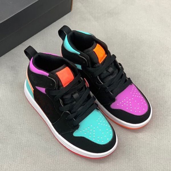 infants 1s kids basketball shoes game royal scotts obsidian chicago bred sneakers mid multi-color tie-dye fashion children sneakers kids des, Black
infants 1s kids basketball shoes game royal scotts obsidian chicago bred sneakers mid multi-color tie-dye fashion children sneakers kids des, Black