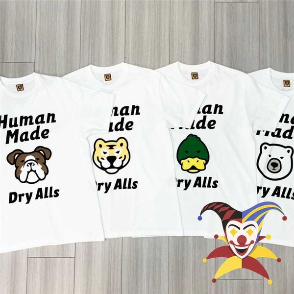 men's t-shirts multi cartoon human made tee men women dog duck tiger graphic human made t-shirt cotton short sleeve t230111, White;black
men's t-shirts multi cartoon human made tee men women dog duck tiger graphic human made t-shirt cotton short sleeve t230111, White;black