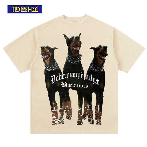 men's t-shirts men's streetwear 2022 spring summer t-shirt cotton letter dog print t shirt oversized fashion casual men women coup, White;black
men's t-shirts men's streetwear 2022 spring summer t-shirt cotton letter dog print t shirt oversized fashion casual men women coup, White;black