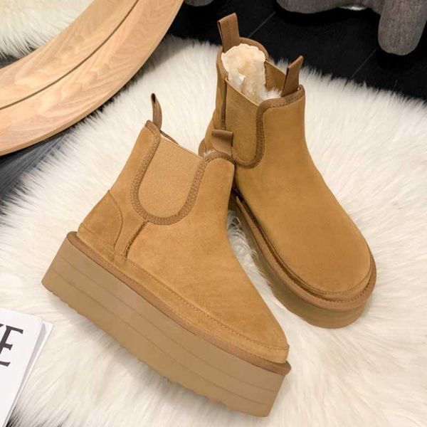 boots women's plus velvet warm casual shoes one step suede leather trendy ankle chelsea botas mujer 221215, Black
boots women's plus velvet warm casual shoes one step suede leather trendy ankle chelsea botas mujer 221215, Black