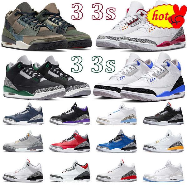 2023 og 2022 3s jumpman men basketball shoes 3 cardinal red pine green racer blue midnight navy cool grey fire red cement pure white mens, Black
2023 og 2022 3s jumpman men basketball shoes 3 cardinal red pine green racer blue midnight navy cool grey fire red cement pure white mens, Black
