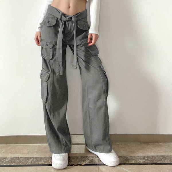 fashionable wide leg denim pants streetwear women's casual loose drawstring belt high waist pocket jeans trousers, Blue
fashionable wide leg denim pants streetwear women's casual loose drawstring belt high waist pocket jeans trousers, Blue
