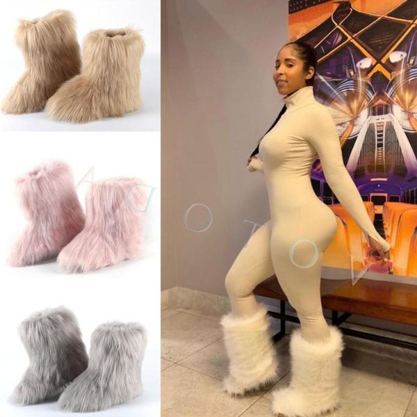 women warm fur boots woman winter plush faux fur snow boots ladies furry outdoor slip on shoes female cozy fuzzy cotton boott220718 hgkb, Black
women warm fur boots woman winter plush faux fur snow boots ladies furry outdoor slip on shoes female cozy fuzzy cotton boott220718 hgkb, Black