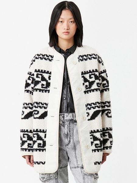 women's jacket autumn winter retro woolen mid length contrast color loose lamb wool ladies coat 230111, Black;brown
women's jacket autumn winter retro woolen mid length contrast color loose lamb wool ladies coat 230111, Black;brown