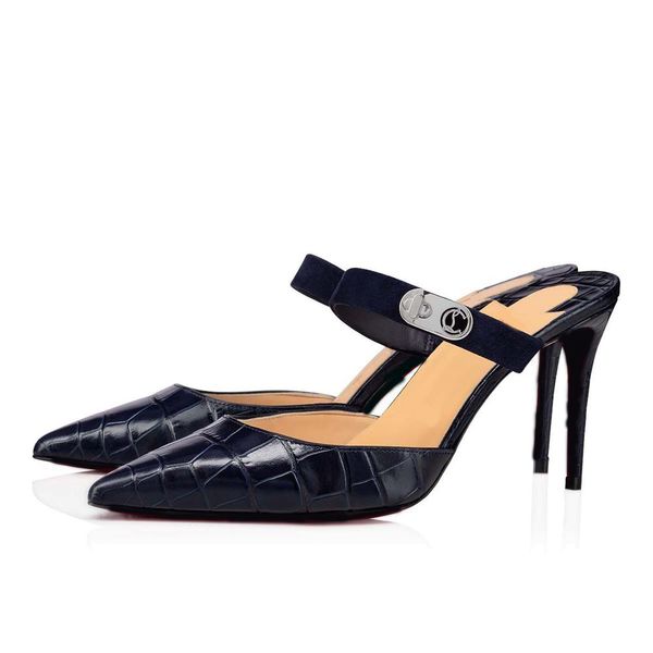 elegant 85mm sandals luxury muller shoes leather nude party wedding dress open-toe high heels with box eu35-43, Black
elegant 85mm sandals luxury muller shoes leather nude party wedding dress open-toe high heels with box eu35-43, Black