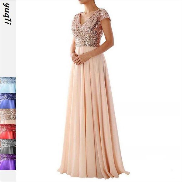 spring and summer dress v neck chiffon stitching evening women s, Black;gray