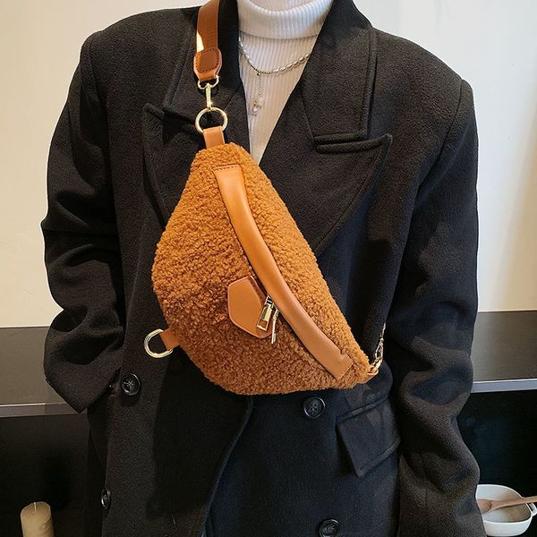 waist bags casual plush crossbody for women fanny pack simple travel phone purse large lamb wool banana hip belt 230112
waist bags casual plush crossbody for women fanny pack simple travel phone purse large lamb wool banana hip belt 230112