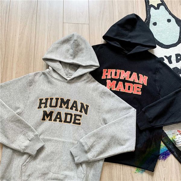 men's hoodies sweatshirts 22fw human made pullover men women 1 1 version fleece letter hooded sweatshirt hoodie t230111, Black
men's hoodies sweatshirts 22fw human made pullover men women 1 1 version fleece letter hooded sweatshirt hoodie t230111, Black