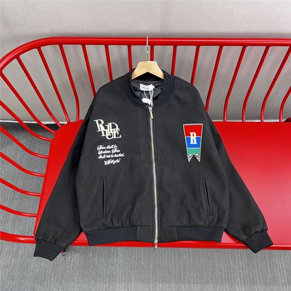 men's jackets men women hip hop outerwear badge embroidered lapel rhude windbreaker coats black red rhude jacket 230111 6esb, Black;brown
men's jackets men women hip hop outerwear badge embroidered lapel rhude windbreaker coats black red rhude jacket 230111 6esb, Black;brown