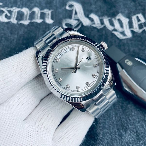 men's watch mens watches 40mm men 904l stainless steel automatic mechanical folding buckle sport waterproof business watch fashion wris, Slivery;golden
men's watch mens watches 40mm men 904l stainless steel automatic mechanical folding buckle sport waterproof business watch fashion wris, Slivery;golden