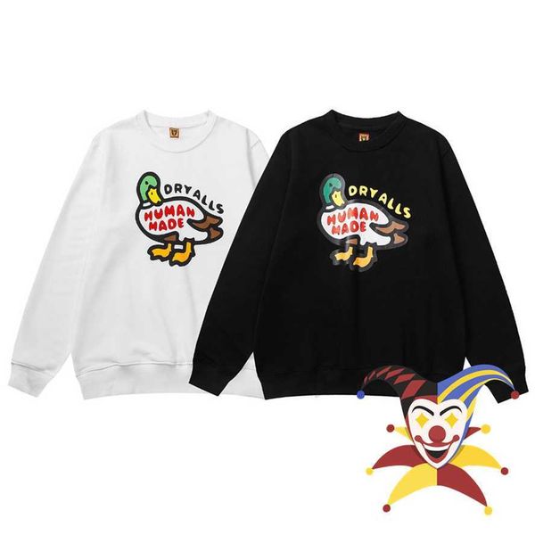 men's hoodies sweatshirts 2022fw human made sweatshirts men women duck print crewneck oversize hoodie t230111, Black
men's hoodies sweatshirts 2022fw human made sweatshirts men women duck print crewneck oversize hoodie t230111, Black
