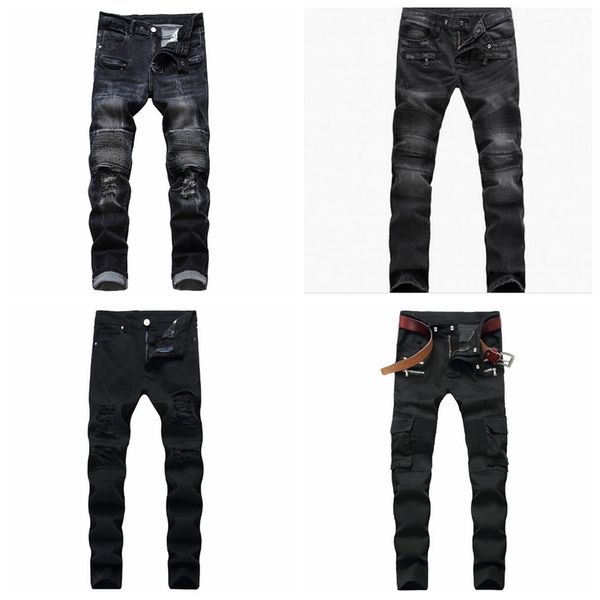 2023 men's distressed ripped skinny jeans pants mens jeans slim motorcycle moto biker causal mens denim pants hip hop men jeans size 28, Blue
2023 men's distressed ripped skinny jeans pants mens jeans slim motorcycle moto biker causal mens denim pants hip hop men jeans size 28, Blue