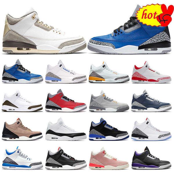 2023 og 3 men basketball shoes 3s racer blue unc midnight navy medium grey violet fire red black white cement laser orange mens trainers spo
2023 og 3 men basketball shoes 3s racer blue unc midnight navy medium grey violet fire red black white cement laser orange mens trainers spo