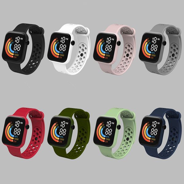 fashion led digital children kids wristwatch boy girls sport led simple rainbow color silicone strap kids watches student for gift, Slivery;brown
fashion led digital children kids wristwatch boy girls sport led simple rainbow color silicone strap kids watches student for gift, Slivery;brown