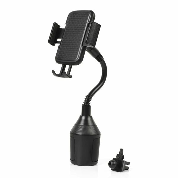 limitless phonestation cup holder phone mount with adjustable base flexible neck and air vent clip black
limitless phonestation cup holder phone mount with adjustable base flexible neck and air vent clip black