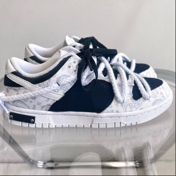 2023 designer men women casual shoes the white low skate university blue fragment platform casual shoes, Black
2023 designer men women casual shoes the white low skate university blue fragment platform casual shoes, Black