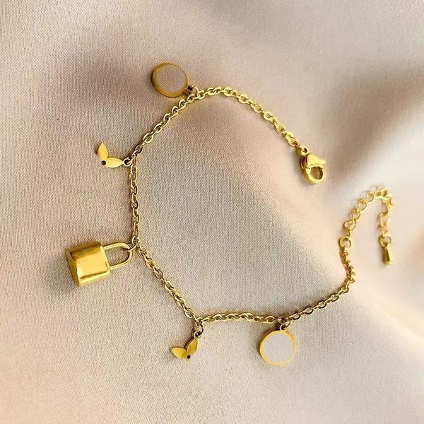luxury charm lock bracelets designer for women wedding party gift designers jewelry lady plated gold bracelet stainless steel retro pulsera, Golden;silver
luxury charm lock bracelets designer for women wedding party gift designers jewelry lady plated gold bracelet stainless steel retro pulsera, Golden;silver