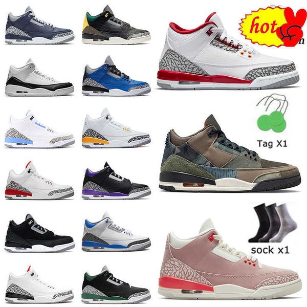 2023 og 2022 mens women jumpman 3 3s basketball shoes cardinal red patchwork camo unc pine green rust pink georgetown white black cement a m
2023 og 2022 mens women jumpman 3 3s basketball shoes cardinal red patchwork camo unc pine green rust pink georgetown white black cement a m