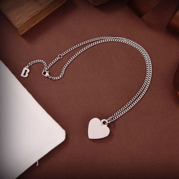 two colors titanium steel b letter heart pendants gold necklace famous brand women love pendant necklaces punk 18k gold plated bbn1 --03 jew, Silver
two colors titanium steel b letter heart pendants gold necklace famous brand women love pendant necklaces punk 18k gold plated bbn1 --03 jew, Silver