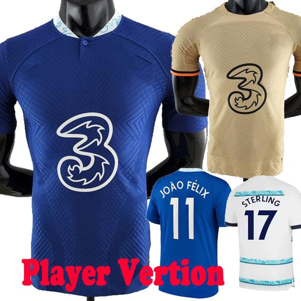 player version 2022 2023 soccer jerseys joao felix havertz chilwell pulisic badiashile 22 23 kante mount jorginho sterling football shirts b, Black;yellow
player version 2022 2023 soccer jerseys joao felix havertz chilwell pulisic badiashile 22 23 kante mount jorginho sterling football shirts b, Black;yellow