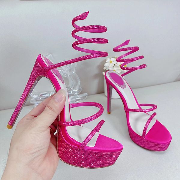 thin high heeled sandals formal shoes satin snake shaped winding rhinestone evening shoe women high heels luxury designer sandal, Black
thin high heeled sandals formal shoes satin snake shaped winding rhinestone evening shoe women high heels luxury designer sandal, Black