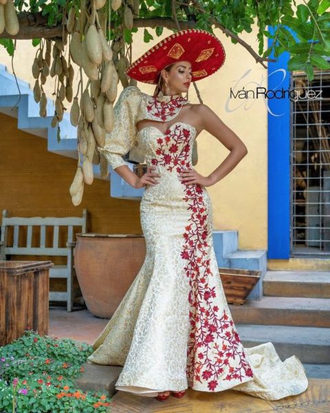 mexcian girl champagne mermaid prom dresses with sleeve jacket 2023 retro lace embroidery evening outfit occasion gown, Black
mexcian girl champagne mermaid prom dresses with sleeve jacket 2023 retro lace embroidery evening outfit occasion gown, Black