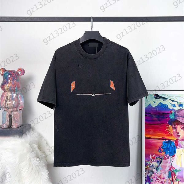 woman clothes t-shirt letter print thread round neck pullover t-shirt puncture aging process short sleeves loose r women t shirt 1970, White
woman clothes t-shirt letter print thread round neck pullover t-shirt puncture aging process short sleeves loose r women t shirt 1970, White