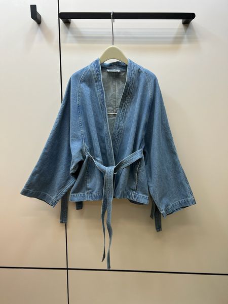 women's outerwear & coatsnew lace-up loose denim jacket jacket v neck wide sleeve casual lazy, Black;brown
women's outerwear & coatsnew lace-up loose denim jacket jacket v neck wide sleeve casual lazy, Black;brown