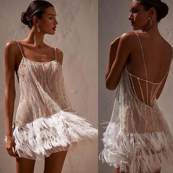 mini illusion prom dresses feather sequins beads short evening dress pageant gown party birthday club wear, Black
mini illusion prom dresses feather sequins beads short evening dress pageant gown party birthday club wear, Black