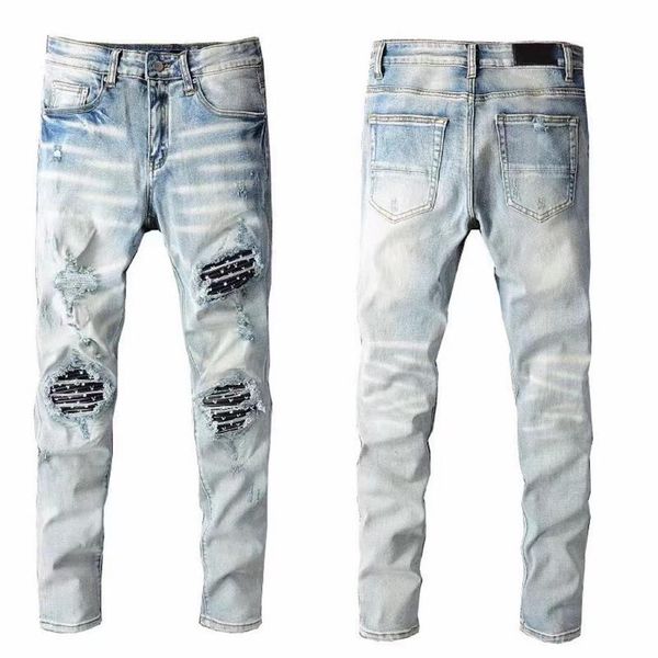 designer men jeans hip-hop fashion zipper hole wash jeans pants retro torn fold stitching mens design motorcycle riding cool slim 210y, Blue
designer men jeans hip-hop fashion zipper hole wash jeans pants retro torn fold stitching mens design motorcycle riding cool slim 210y, Blue