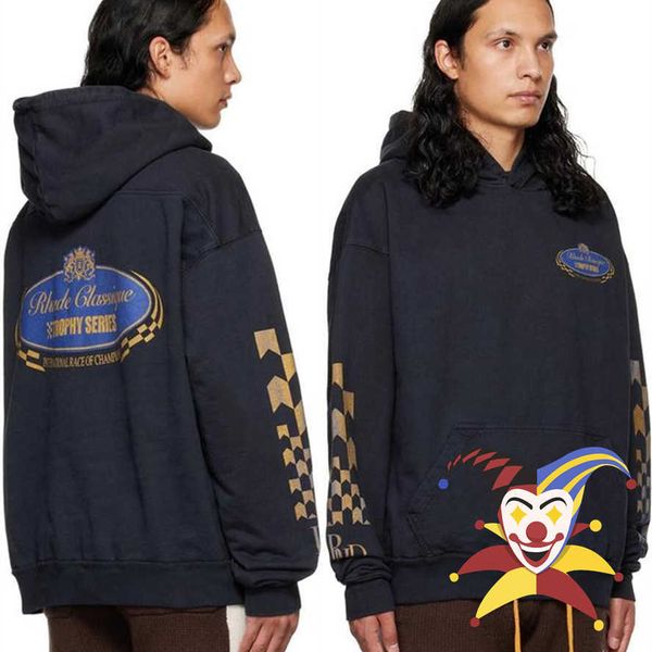 men's hoodies sweatshirts crown print plaid sleeve hoodie men women vintage sweatshirts heavy fabric pullovers t230111, Black
men's hoodies sweatshirts crown print plaid sleeve hoodie men women vintage sweatshirts heavy fabric pullovers t230111, Black