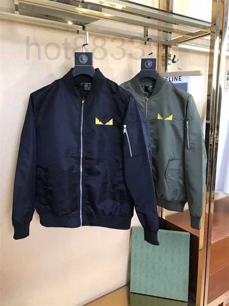 men's jackets designer autumn winter men small monster eye embroidery pocket zipper cardigan baseball collar jacket 0vur, Black;brown
men's jackets designer autumn winter men small monster eye embroidery pocket zipper cardigan baseball collar jacket 0vur, Black;brown