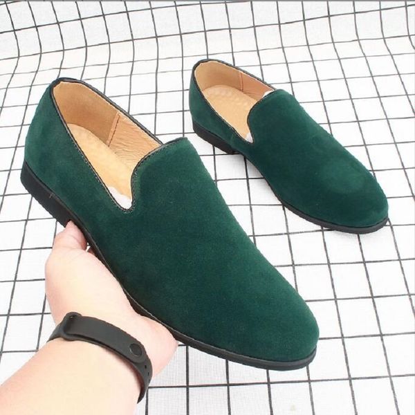 loafers men shoes slip-on pointy suede lazy black blue breathable handmade dress shoes for men da024
loafers men shoes slip-on pointy suede lazy black blue breathable handmade dress shoes for men da024