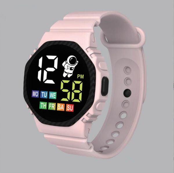 children smartwatch boys girls silicone kids watch candy strap electronic waterproof colorful students digital led wristwatch, Slivery;brown
children smartwatch boys girls silicone kids watch candy strap electronic waterproof colorful students digital led wristwatch, Slivery;brown