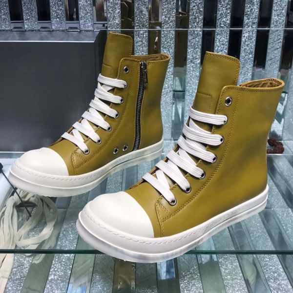 fashion street mark rick high board boots sneakers men women genuine leather owen casual shoes 35-47, Black
fashion street mark rick high board boots sneakers men women genuine leather owen casual shoes 35-47, Black
