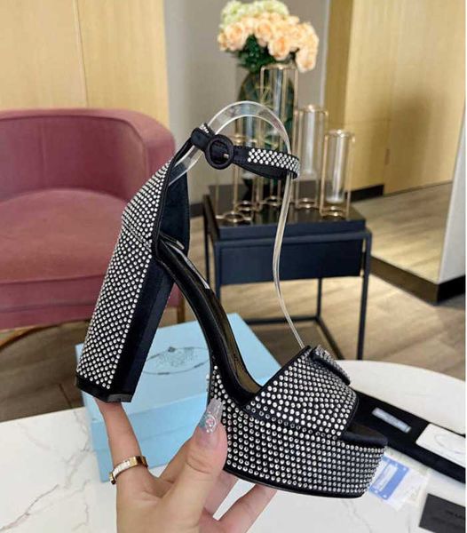 brand casual sandals 2023 new luxury rhinestone triangle super high heel platform rough heel roman open toe sandals for women, Black
brand casual sandals 2023 new luxury rhinestone triangle super high heel platform rough heel roman open toe sandals for women, Black