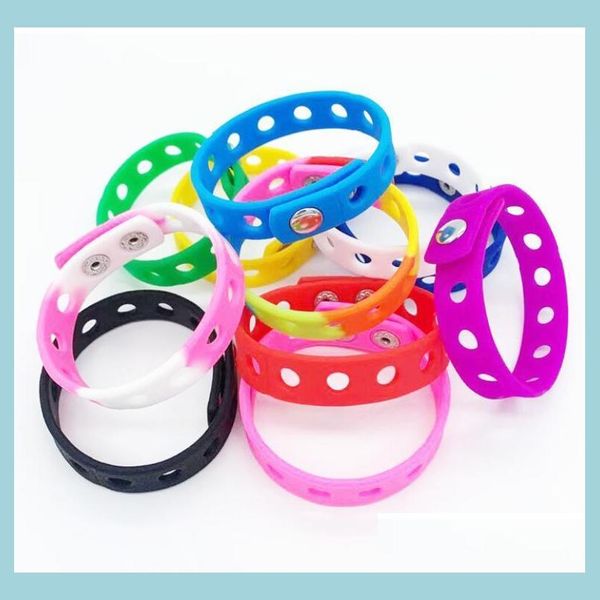 charm bracelets soft sile sports bracelet wristband 18/21cm fit shoe croc buckle accessory kid party gift fashion jewelry for men wo dhcvx, Golden;silver
charm bracelets soft sile sports bracelet wristband 18/21cm fit shoe croc buckle accessory kid party gift fashion jewelry for men wo dhcvx, Golden;silver